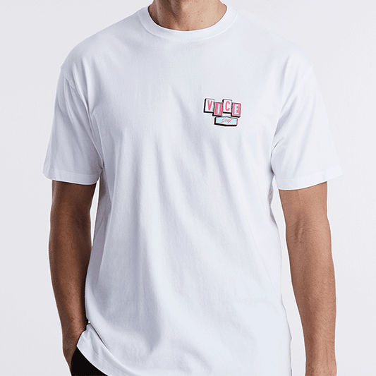 VICE Sign Up Tee White