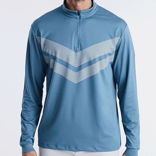 VICE Embrace Half-Zip Longsleeve Smoke Blue