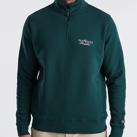 VICE Liberty Club Half-Zip Dark Green