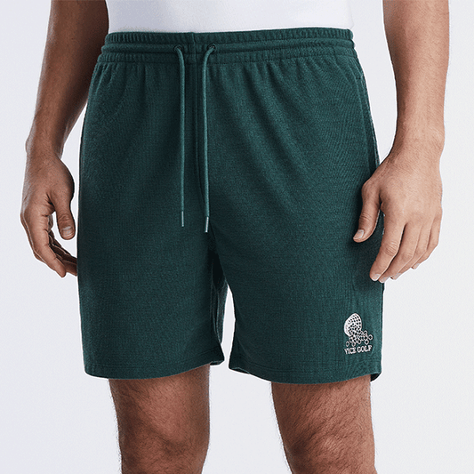 VICE Talking Practice Waffle Shorts Dark Green