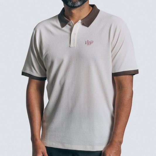 Vice Golf Waffle Polo