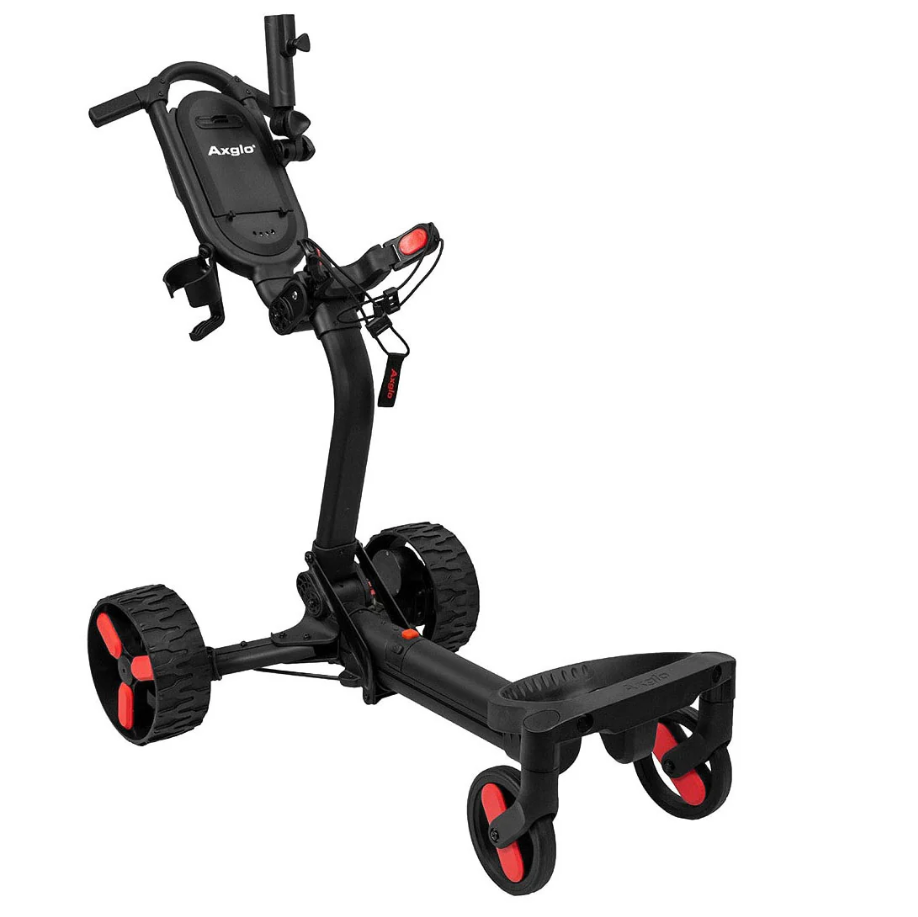 Axglo e3 Electric Golf Push Cart Black – Ultimate Golf Leisure